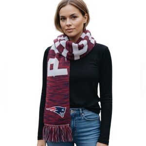 New England Patriots Wordmark Colorblend Scarf by FOCO